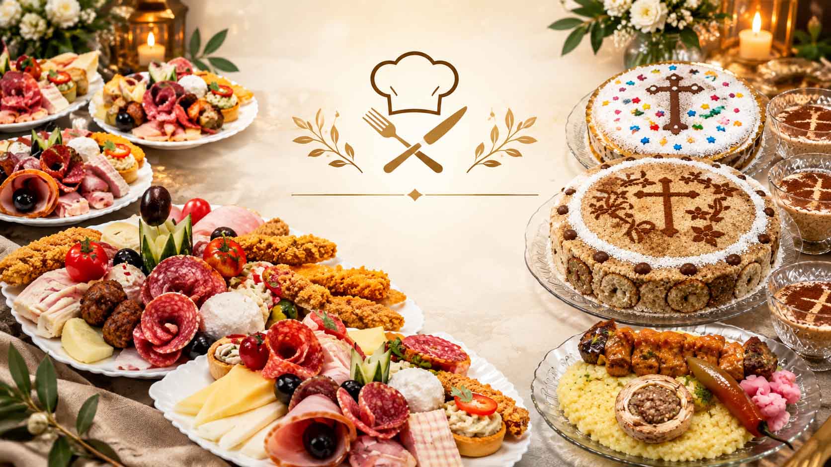 Masă pregătită pentru un eveniment la Calthera